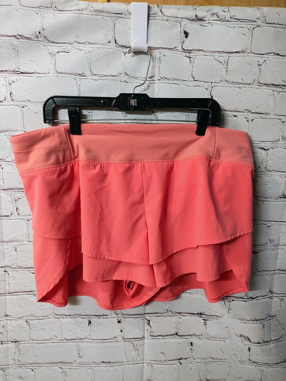 Calia Step Up XL Skort Lined Active Pink Tennis Tiered Running Skirt